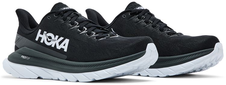 HOKA Wmns Mach 4 Black Dark Shadow