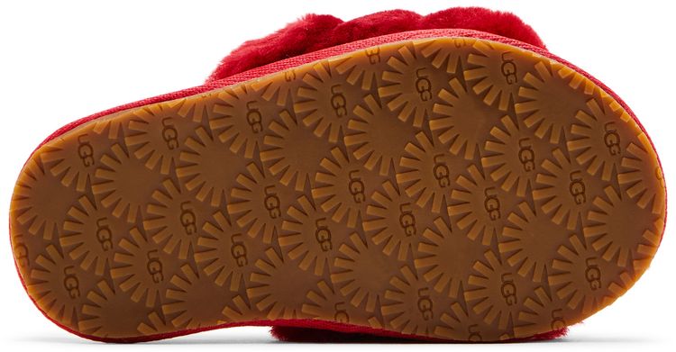 UGG Fluff Yeah Slide Toddler Ribbon Red