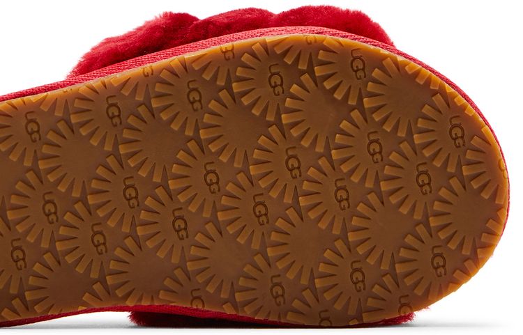 UGG Fluff Yeah Slide Toddler Ribbon Red