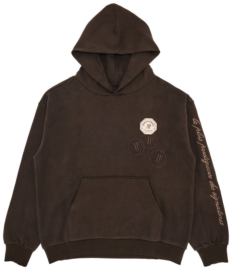 Cactus Jack by Travis Scott x Audemars Piguet Emblem Hoodie Dark Brown