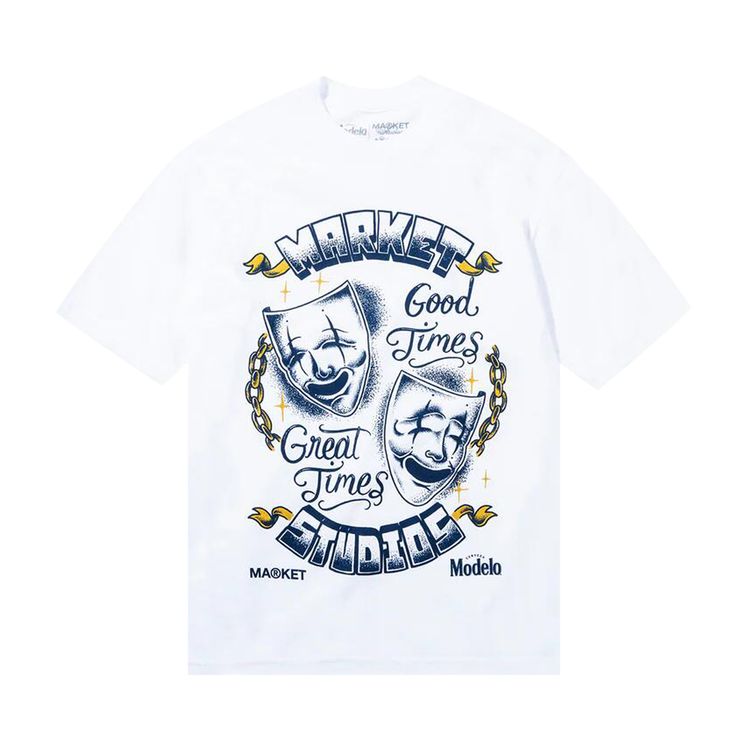 Market x Modelo Good Times T Shirt White