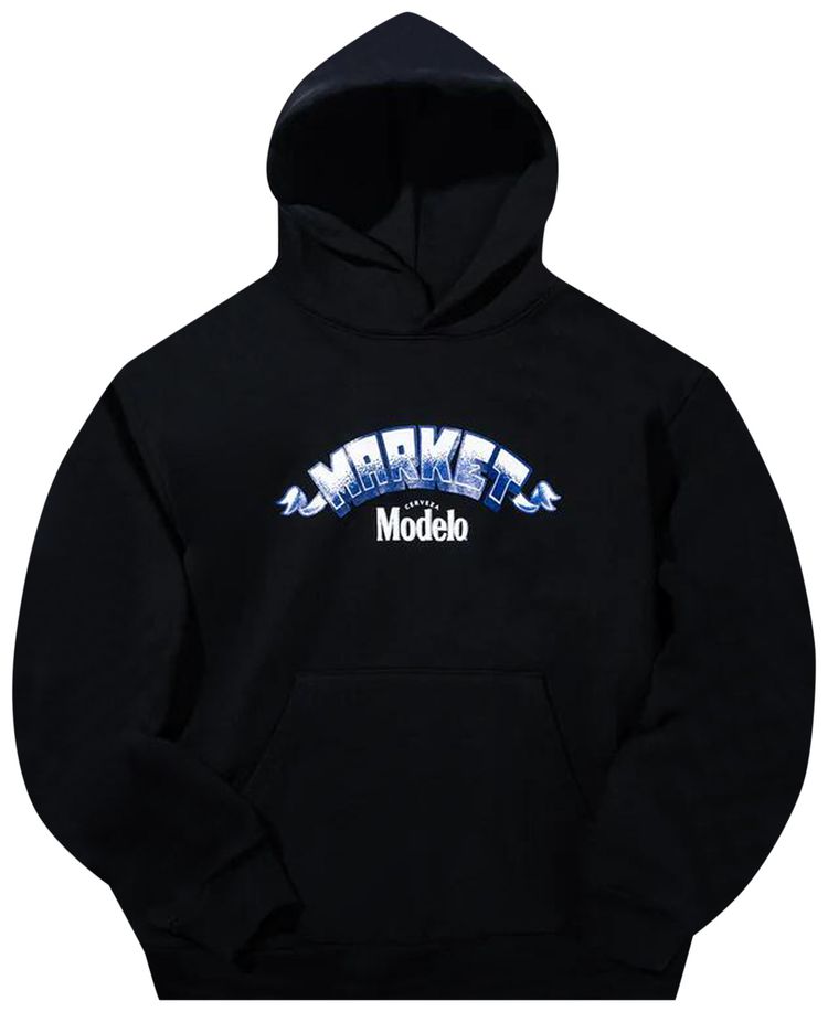 Market x Modelo Fighting Spirit Hoodie Black