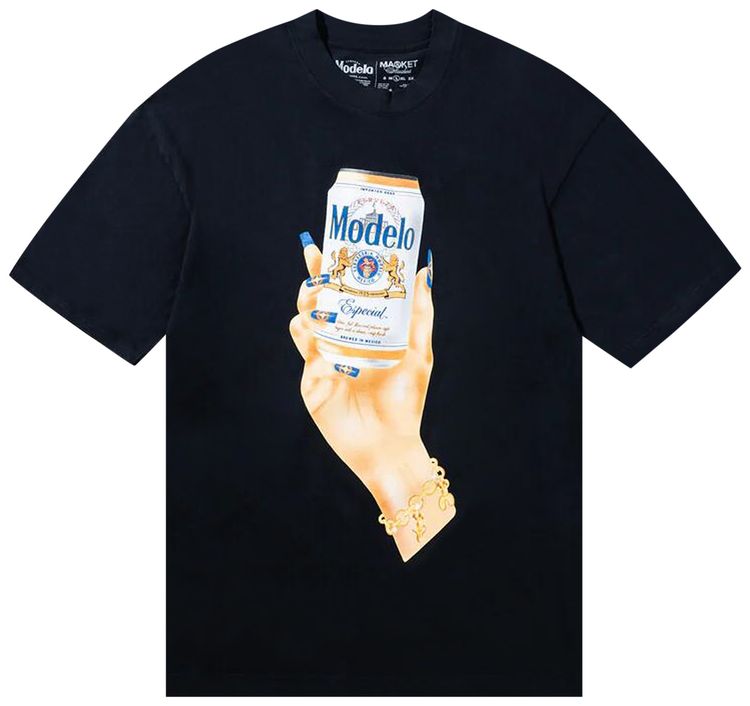 Market x Modelo x Not Urz Cold One T Shirt Black