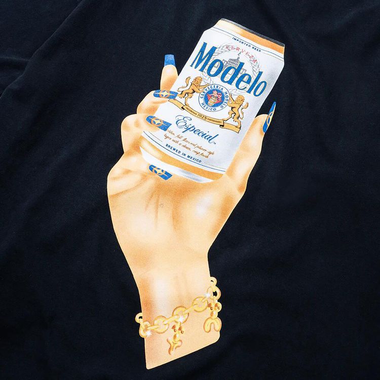 Market x Modelo x Not Urz Cold One T Shirt Black
