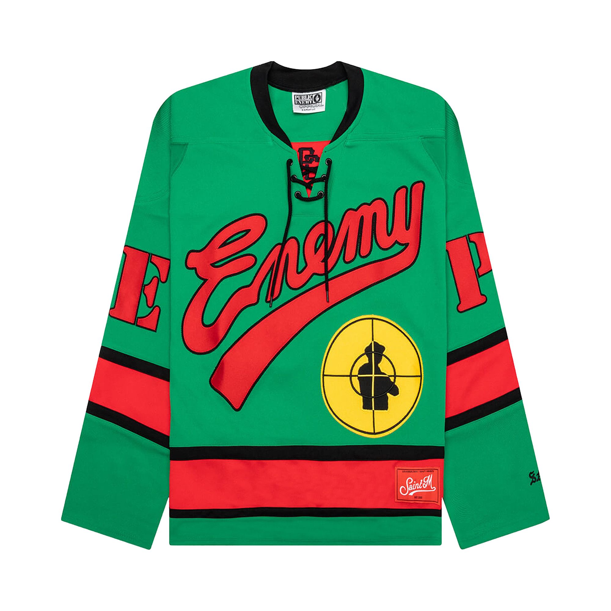 完売御免！SAINT Mxxxxxx / セントマイケル ENEMY GAME SHIRT PUBLIC ENEMY x SAINT Mxxxxxx SAINT Enemy Game Shirt _