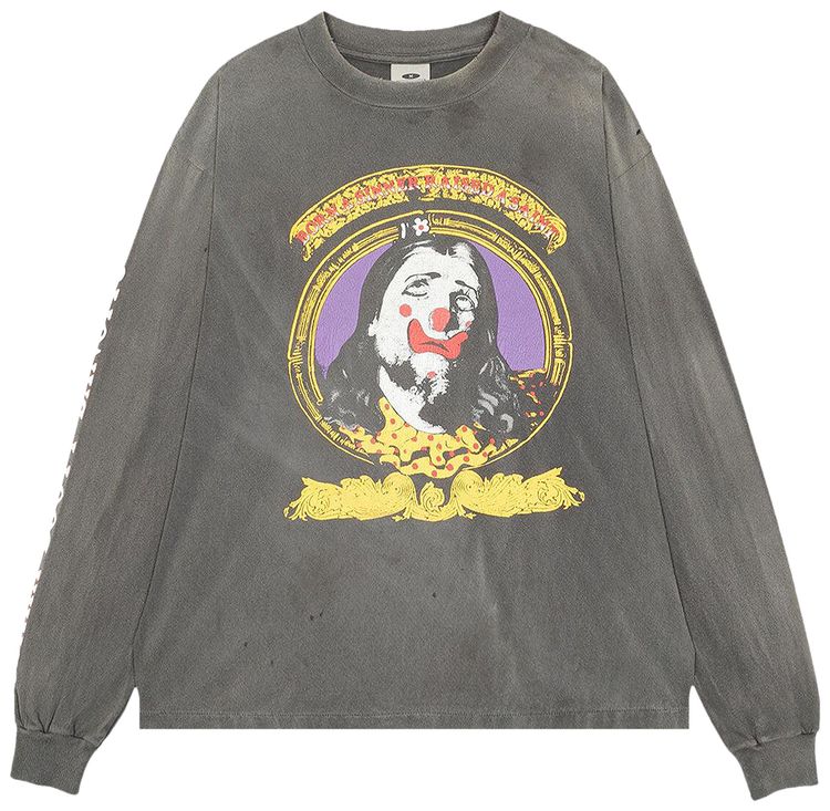 SAINT Mxxxxxx Born Saint Long Sleeve T Shirt Black