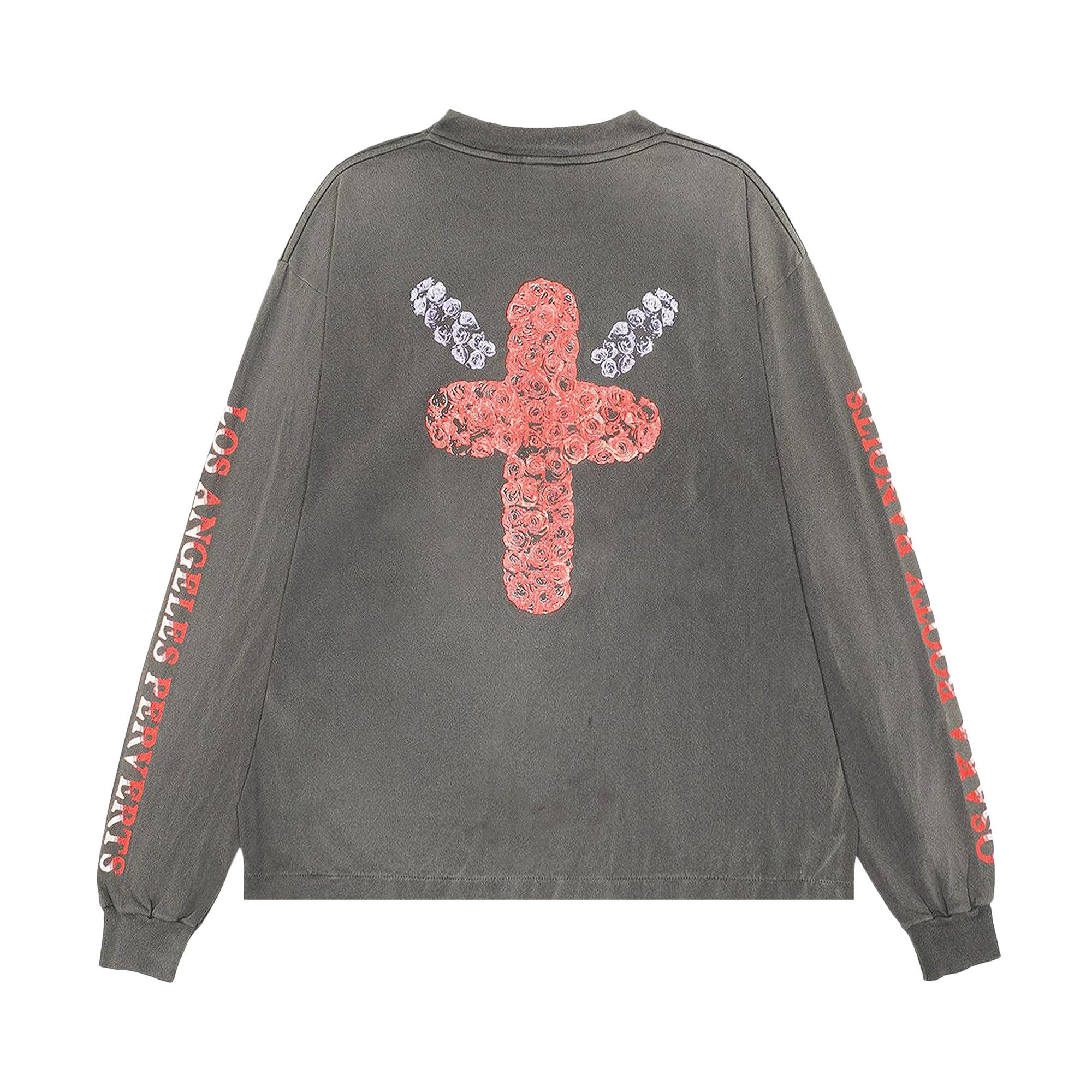 Buy SAINT Mxxxxxx Born Saint Long-Sleeve T-Shirt 'Black' - SM YS1