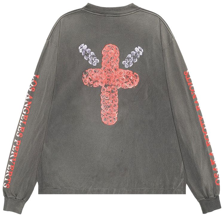 SAINT Mxxxxxx Born Saint Long Sleeve T Shirt Black