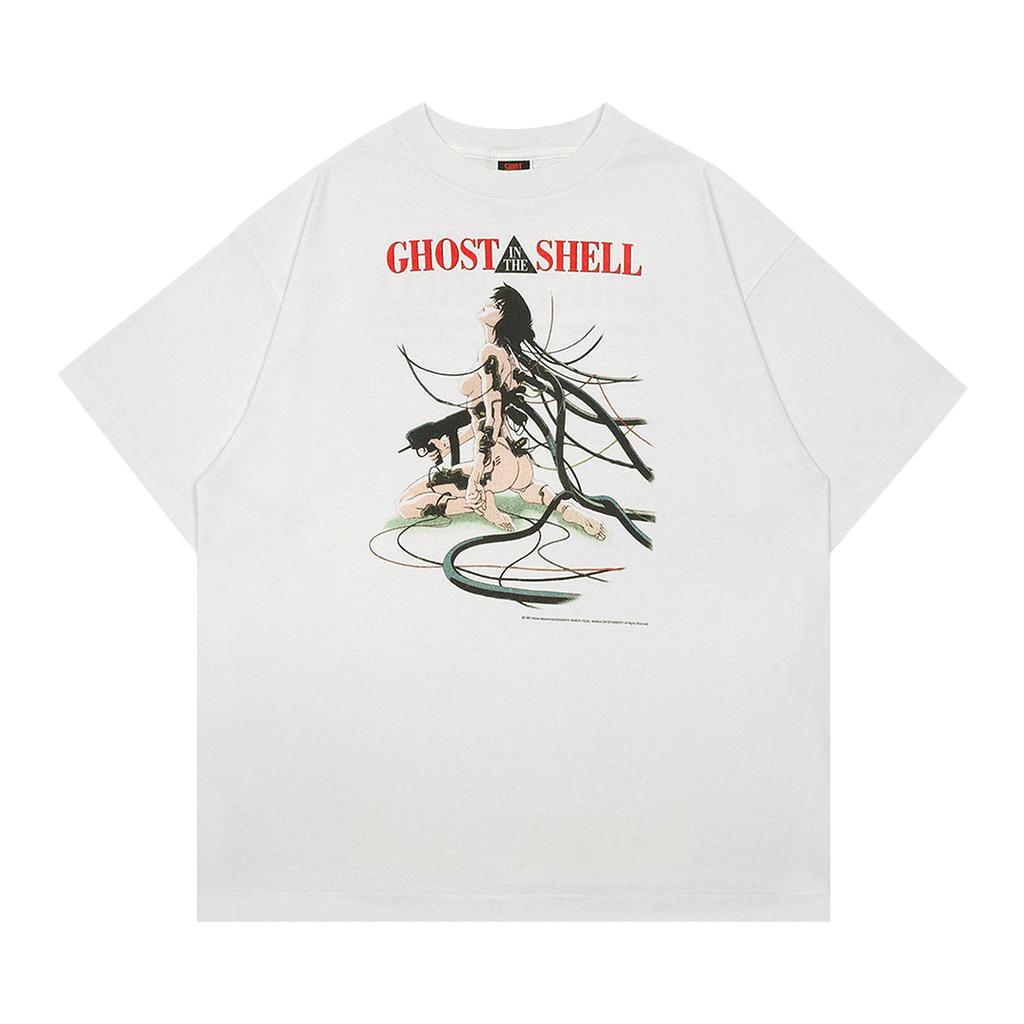 【Saint Mxxxxxx】GS_SS TEE/GITS SAINT Mxxxxxx x Ghost In The Shell GS SS Tee GITS White Size