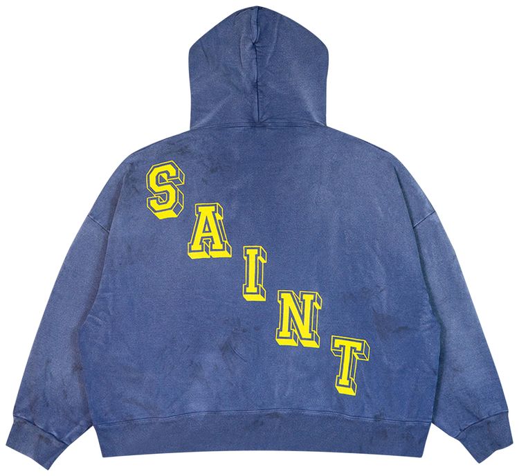 Saint Michael Hoodie Angel Navy