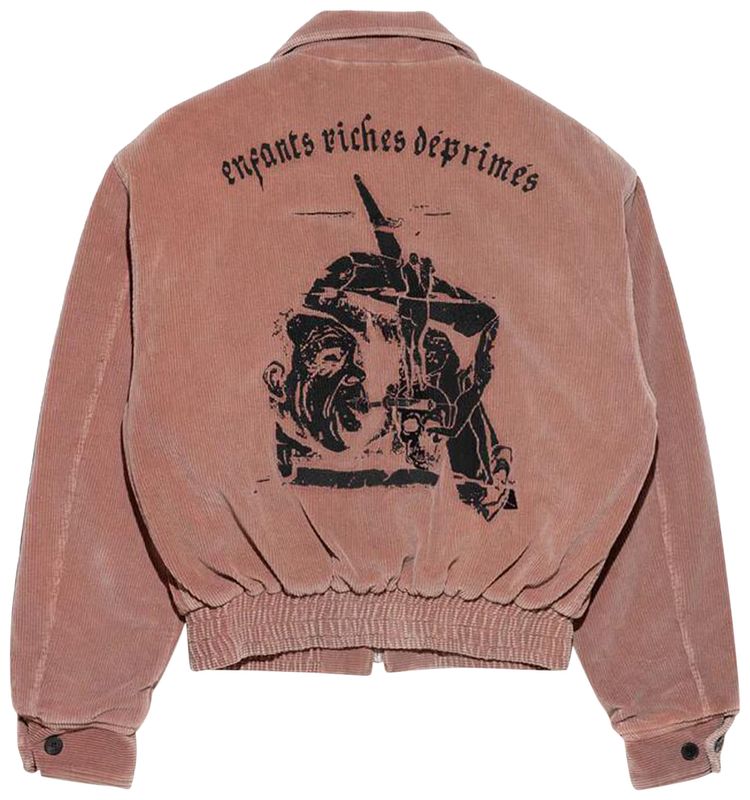 Enfants Riches Deprimes Corduroy Barbara Jacket Salmon