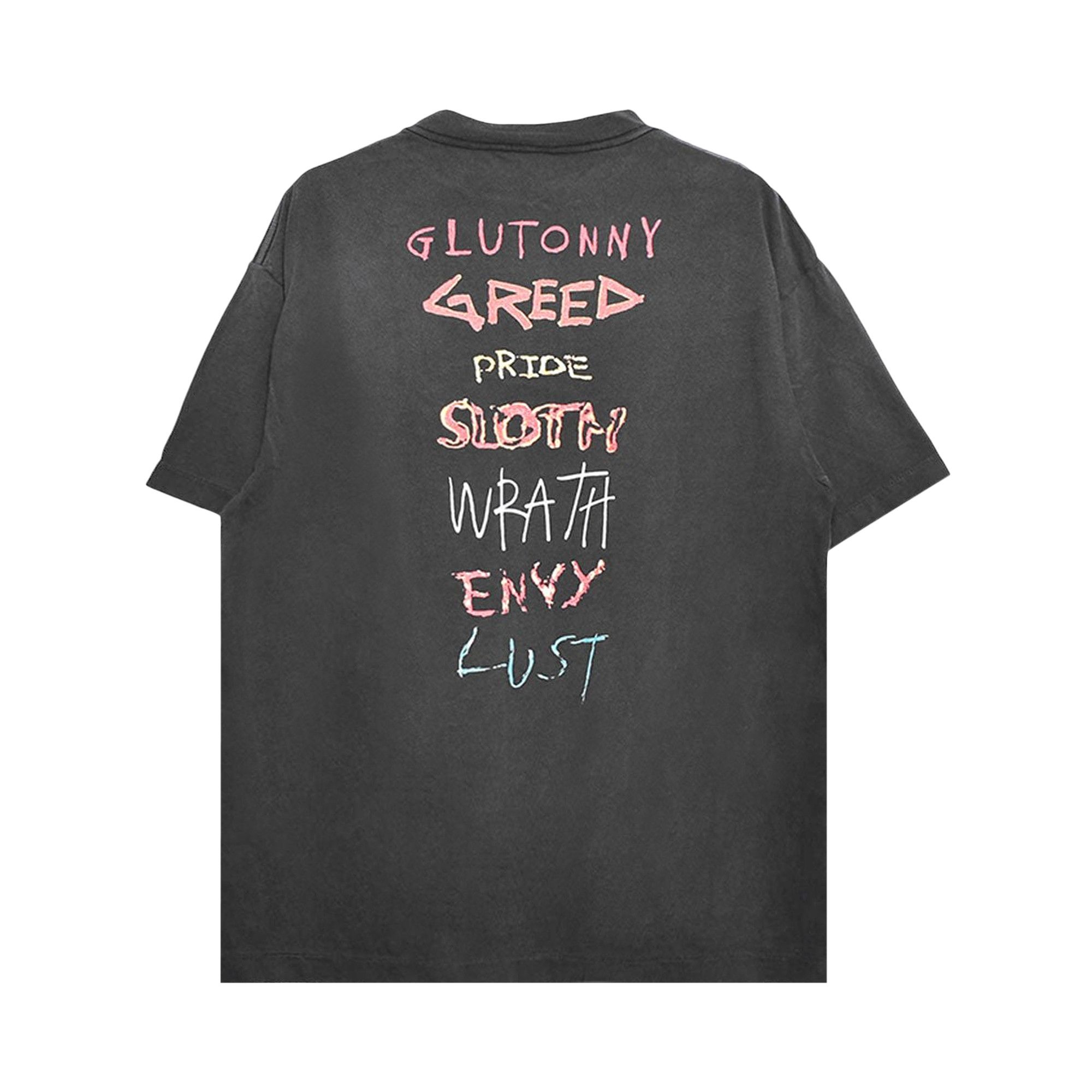 Buy SAINT Mxxxxxx Seven Deadly Short-Sleeve Tee 'Black' - SM