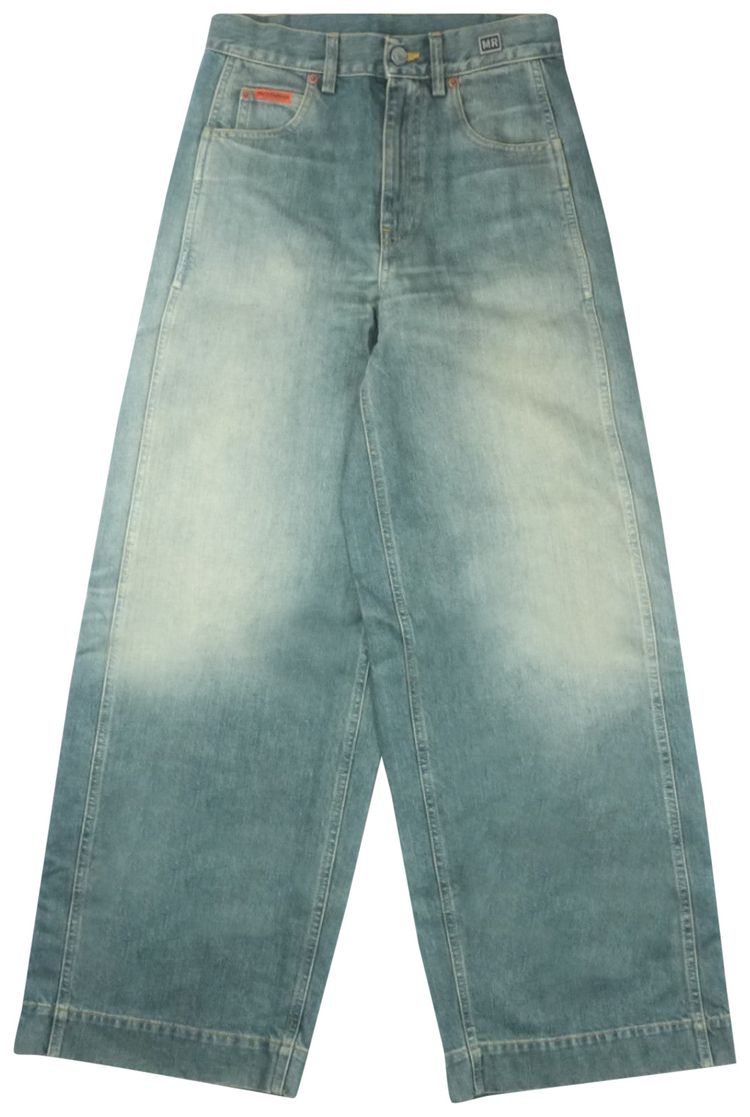 Martine Rose Sports Jean BlueDirty Yellow