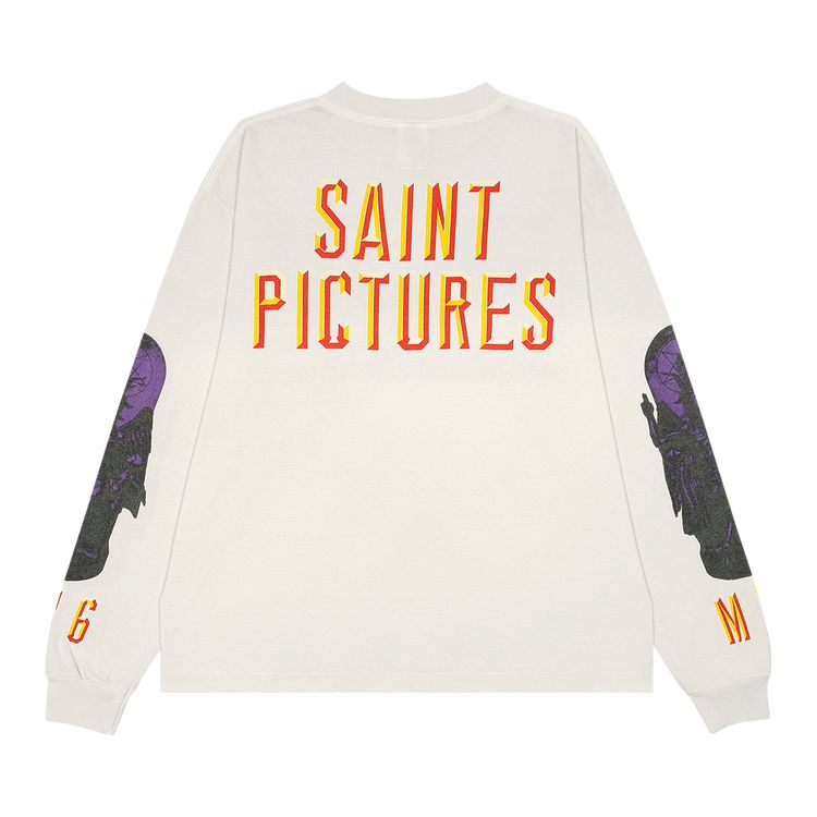 SAINT Mxxxxxx Saint Pictures Long Sleeve Tee White