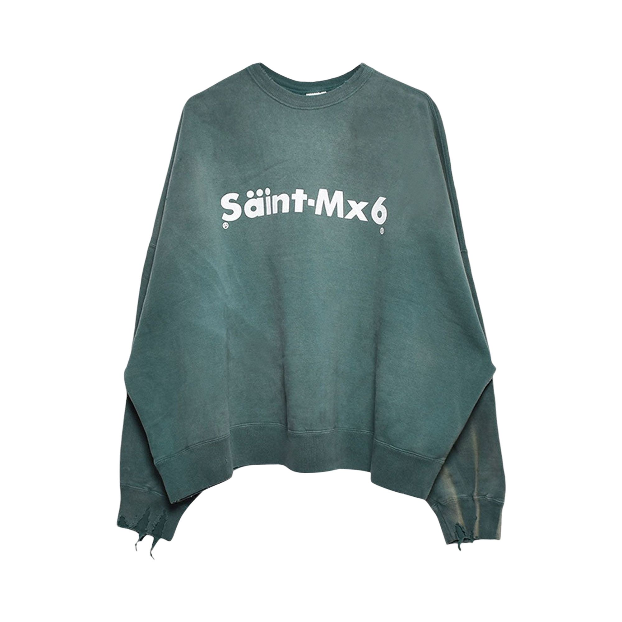 Buy SAINT Mxxxxxx Youth Crewneck 'Green' - SM YS1 0000 035 | GOAT