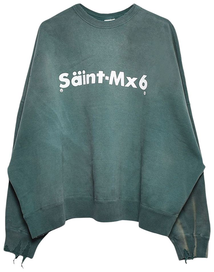 SAINT Mxxxxxx Youth Crewneck Green