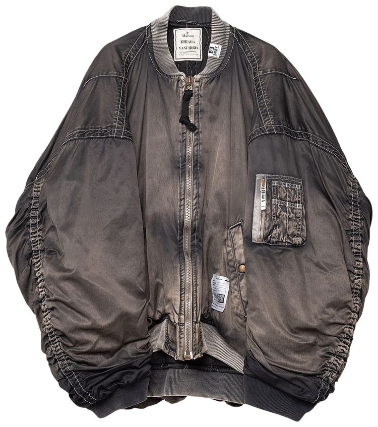 Maison Mihara Yasuhiro MA 1 Bomber Jacket Black