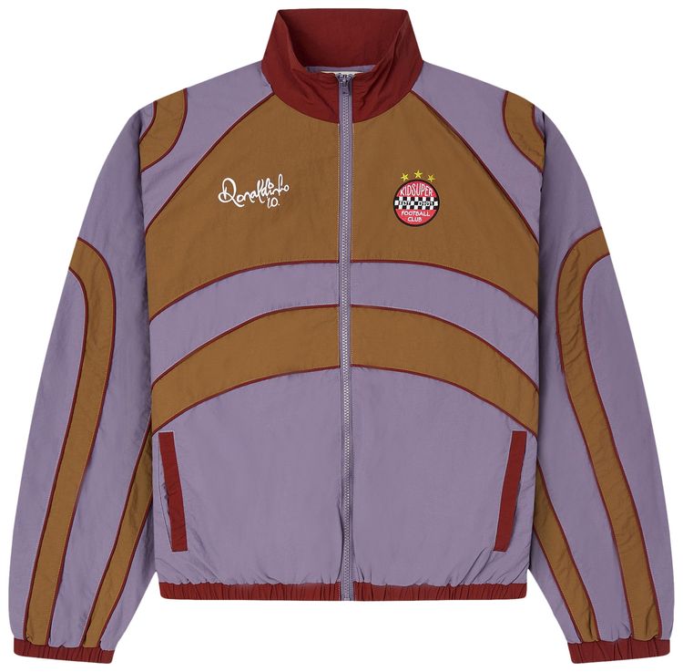 KidSuper x Ronaldinho Windbreaker BlueRedBrown