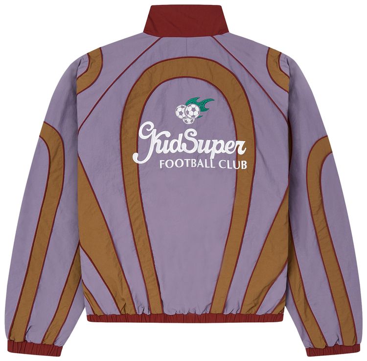 KidSuper x Ronaldinho Windbreaker BlueRedBrown