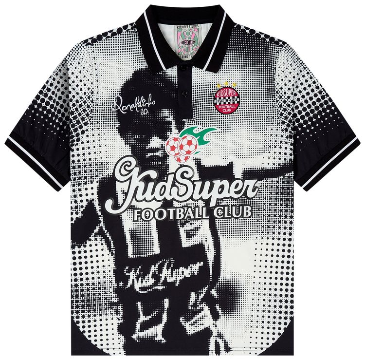 KidSuper x Ronaldinho Soccer Jersey Black