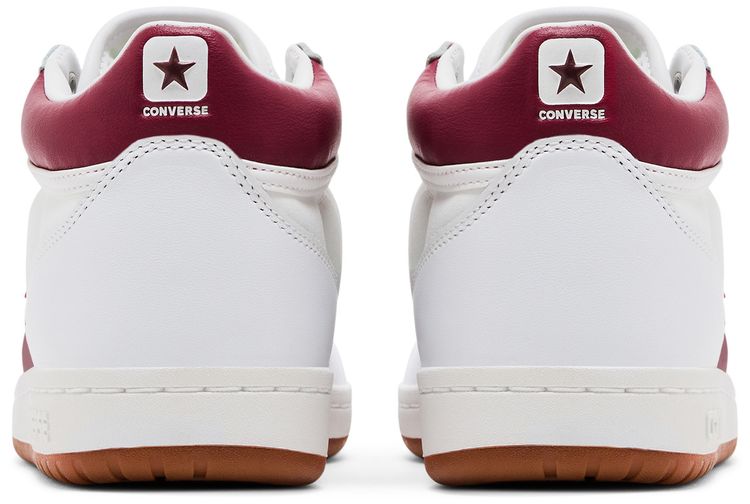 Converse Fastbreak Pro Leather Mid White Team Red Gum
