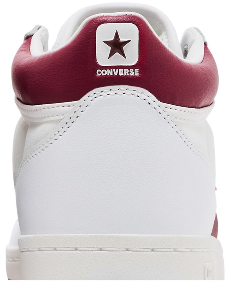 Converse Fastbreak Pro Leather Mid White Team Red Gum