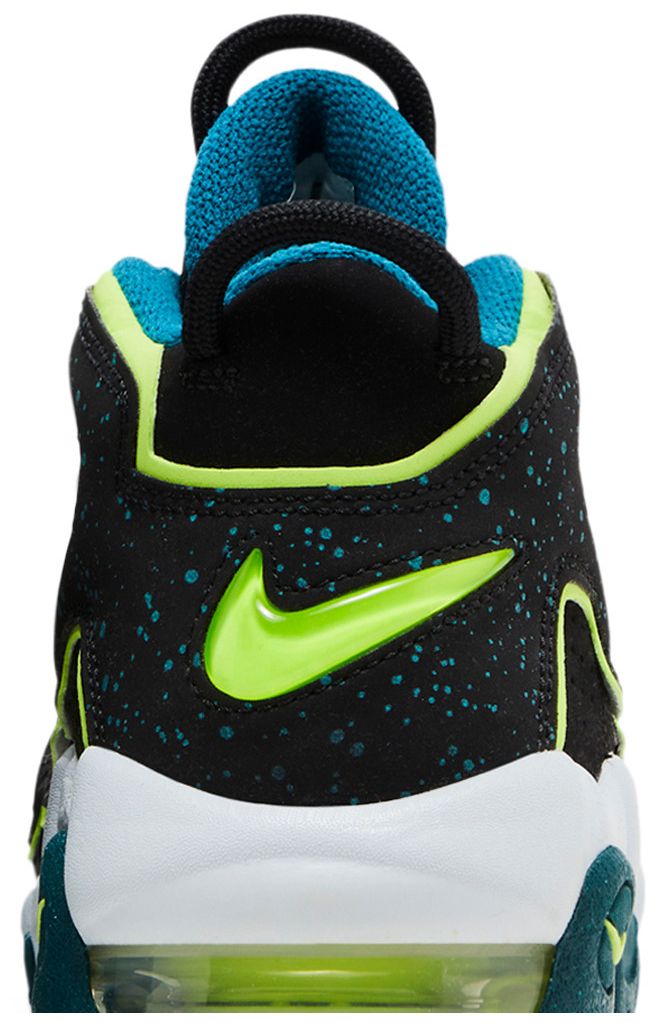 Nike Air More Uptempo GS Black Geode Teal