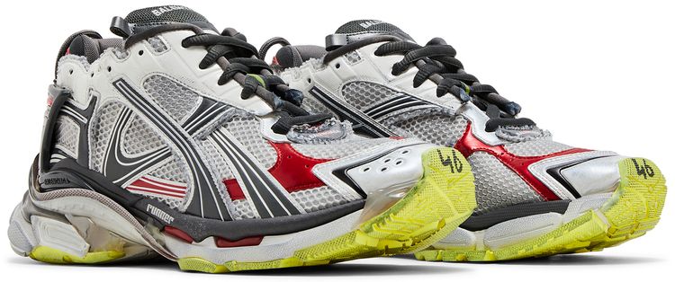 Balenciaga Runner Sneaker Black White Red Fluo Yellow 2023