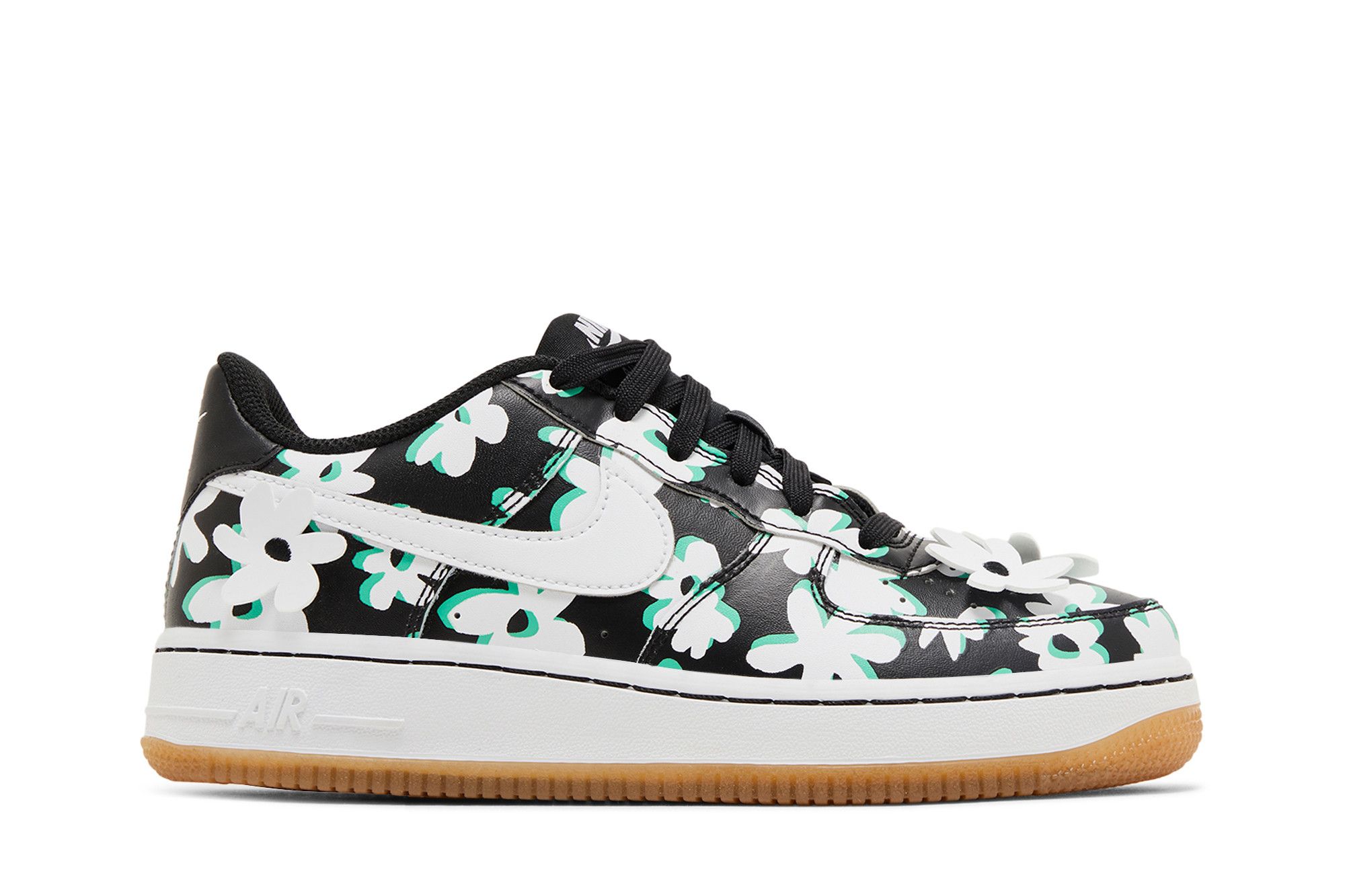 black flower air force 1