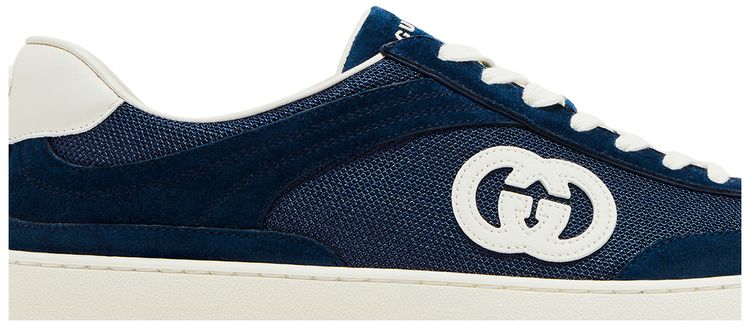 Gucci G74 Interlocking G   Blue Suede