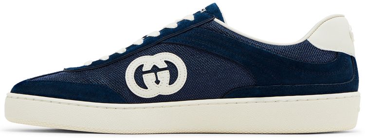 Gucci G74 Interlocking G   Blue Suede