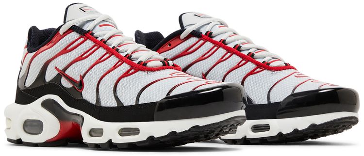 Nike Air Max Plus Platinum Black University Red