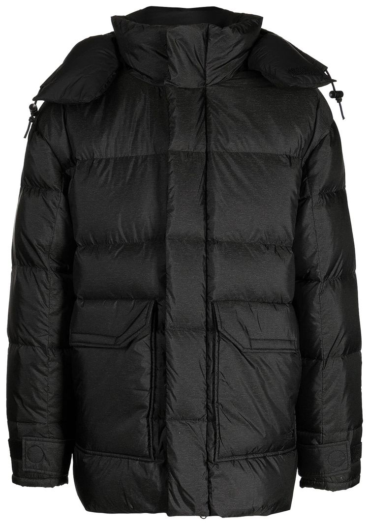 The North Face Quilted Padded Jacket BlackKhaki