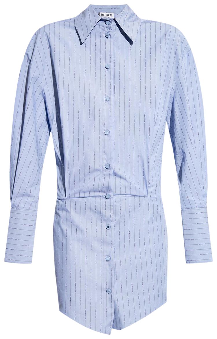 The Attico Silvye Mini Dress Blue NavySky