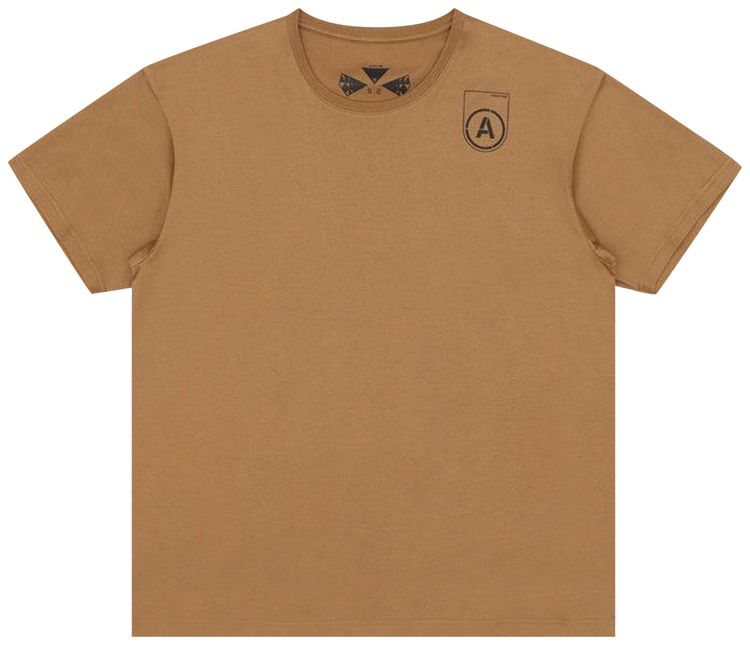 Acronym Mercerized Short Sleeve T Shirt Khaki