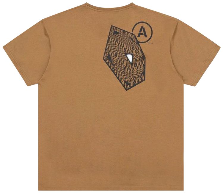 Acronym Mercerized Short Sleeve T Shirt Khaki