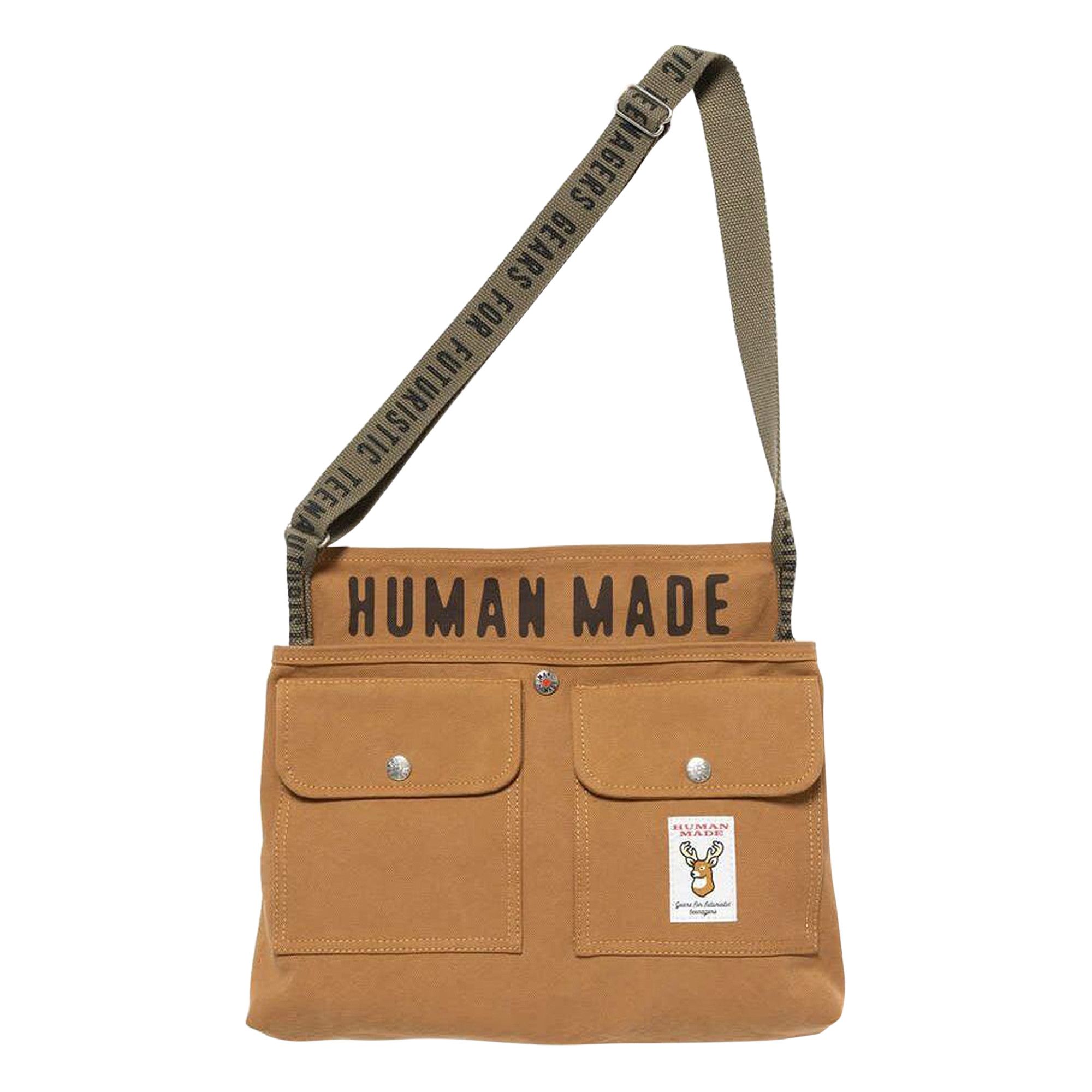 バッグ HUMAN MADE PAPERBOY BAG BEIGE HUMAN MADE PAPERBOY BAG BEIGE Human Made - Paperboy Bag