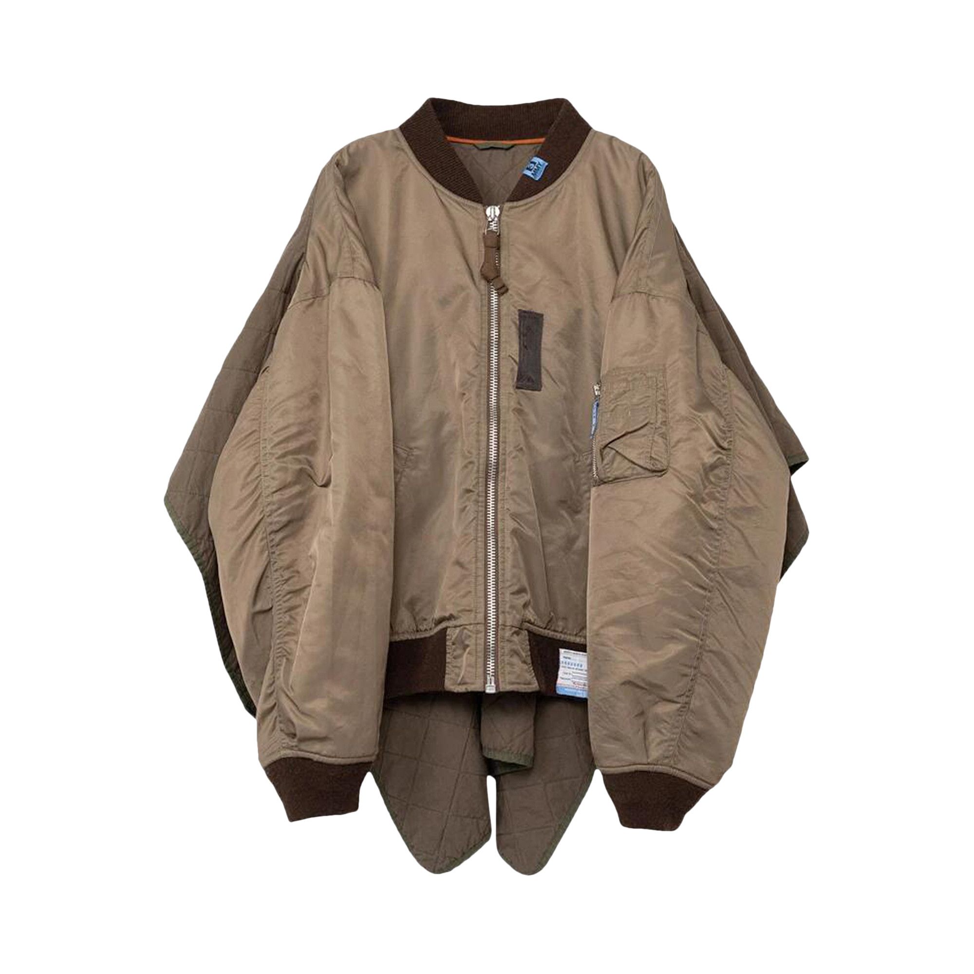 Buy Maison Mihara Yasuhiro Back Quilted MA-1 Jacket 'Khaki