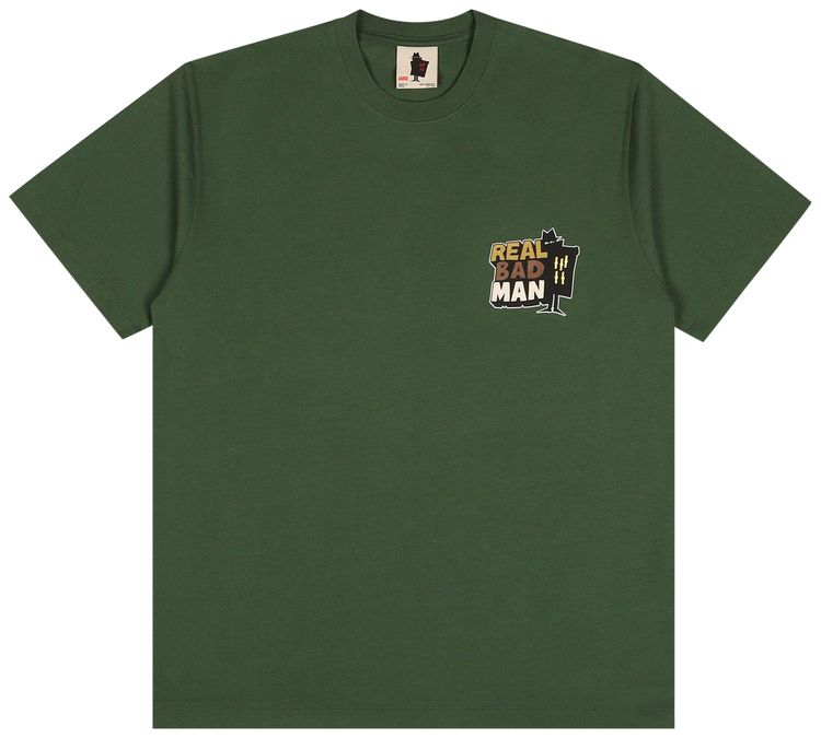 Real Bad Man Logo Tee Greenhaze