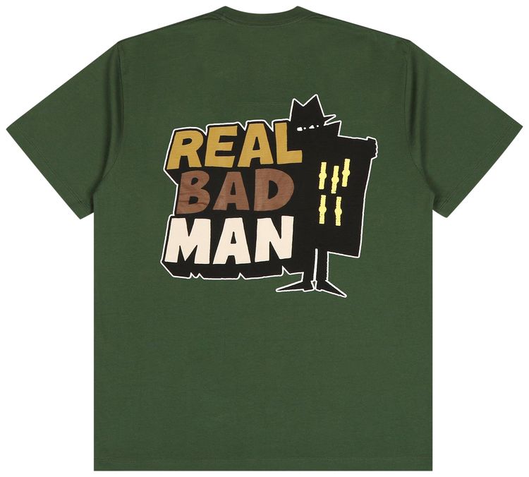 Real Bad Man Logo Tee Greenhaze