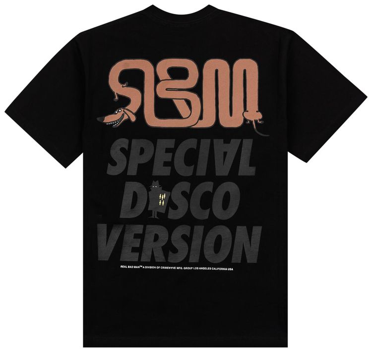 Real Bad Man Special Disco Version Short Sleeve Tee Black