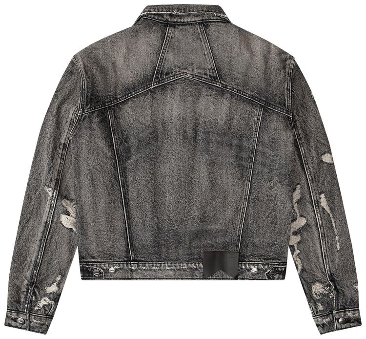 Rhude Trucker Jacket Black