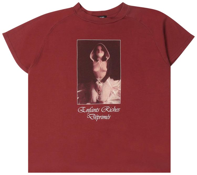 Enfants Riches Deprimes Whisper Raglan T Shirt Faded Red