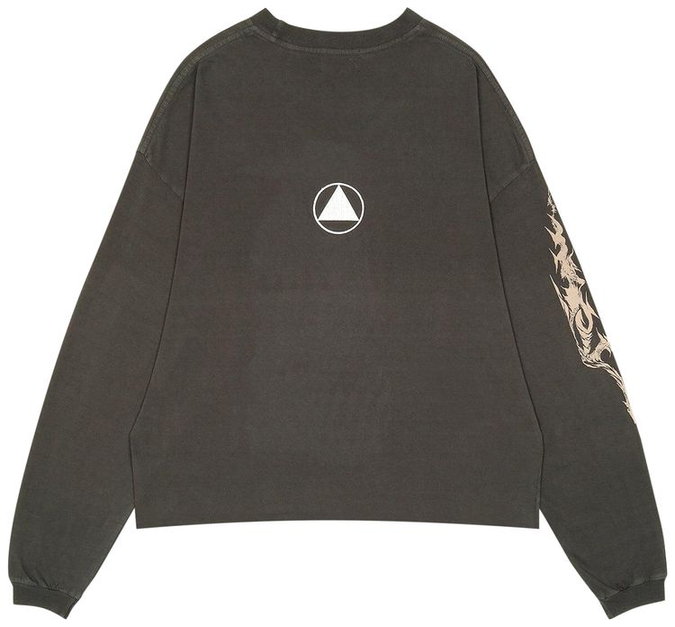 Enfants Riches Deprimes Die In Bed Long Sleeve T Shirt Faded Black