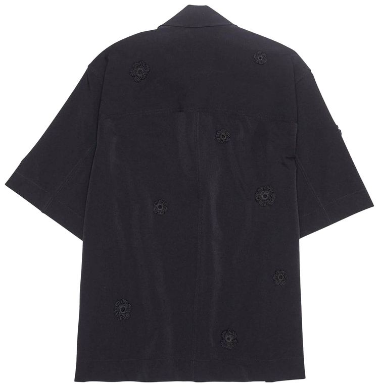 Song for the Mute Zip Up Box Shirt Black
