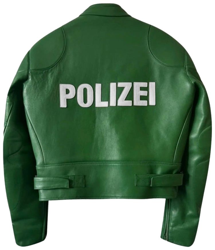 Vetements Polizei Motorcross Jacket Green