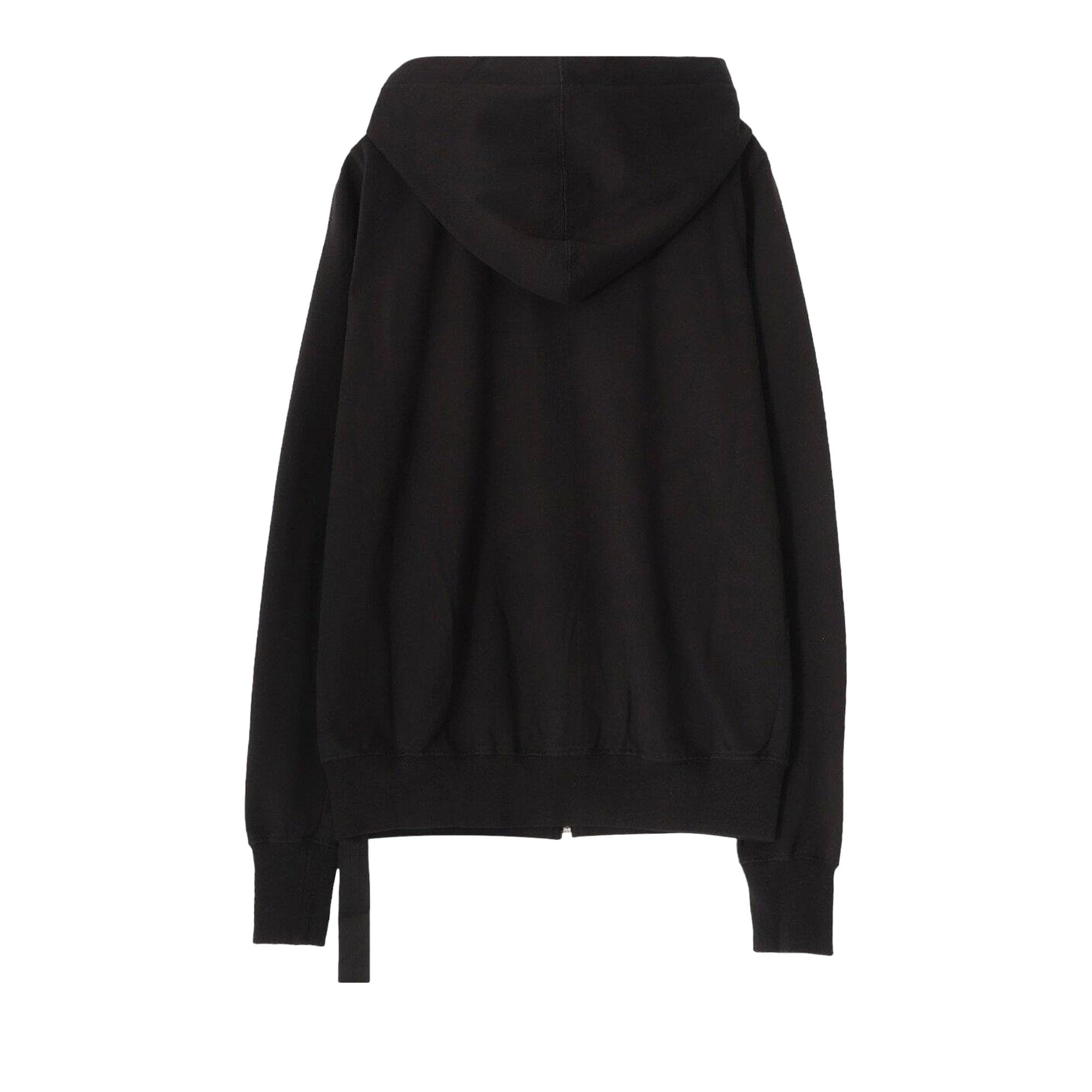 Buy Rick Owens DRKSHDW Jason Zip Hoodie 'Black' - DU01D1276 RIG 09
