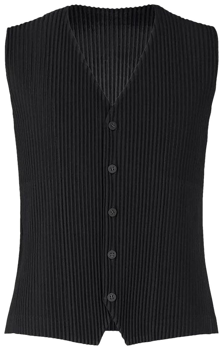 Homme Plisse Issey Miyake Basic Vest Black
