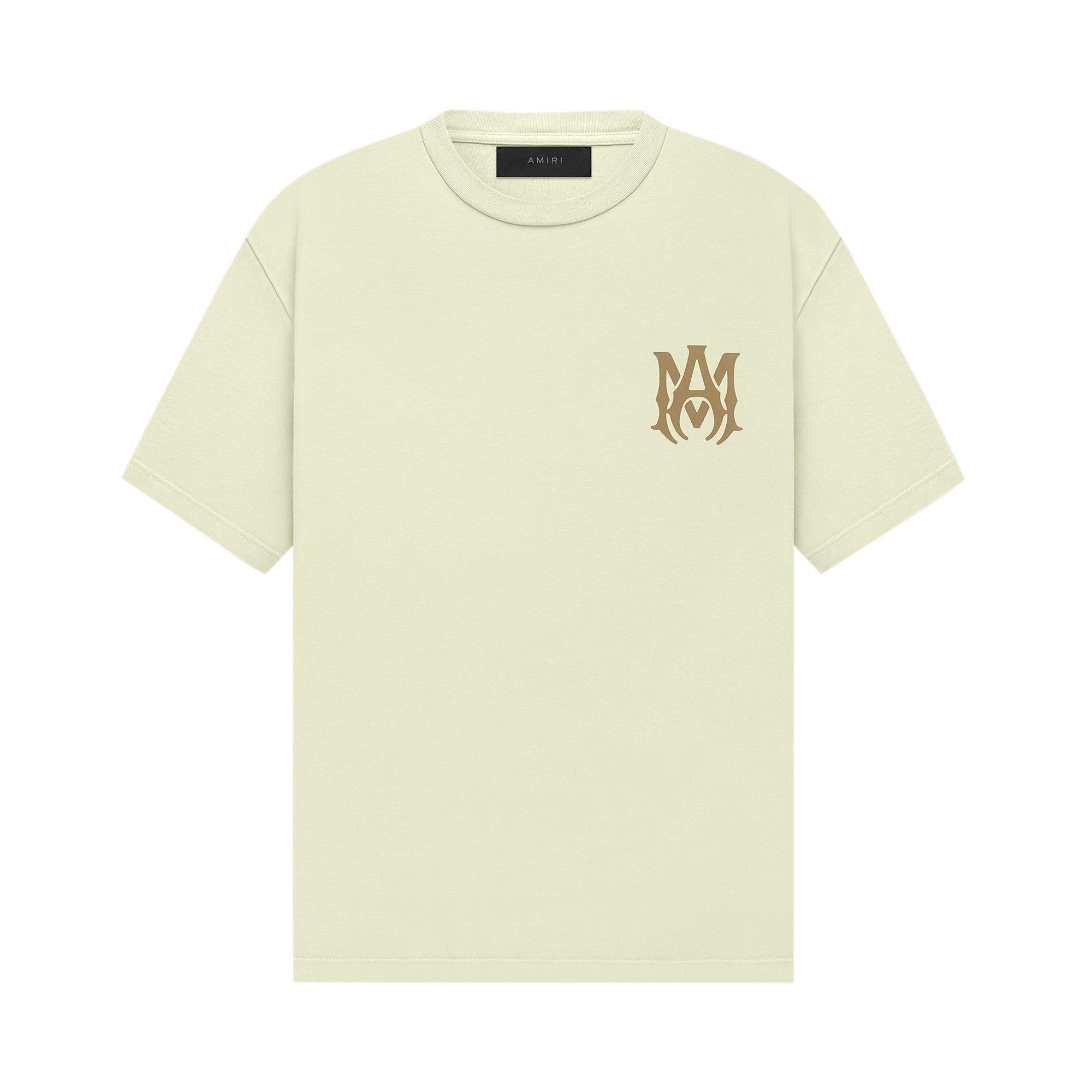 ◆完売間近◆関税込【AMIRI】MA LOGO Tシャツ French Vanilla AMIRI Men's MA Logo T-Shirt in French Vanilla Amiri