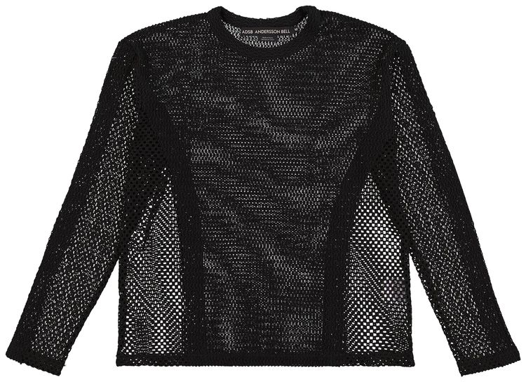 Andersson Bell Dellen Net Crewneck Sweater Black